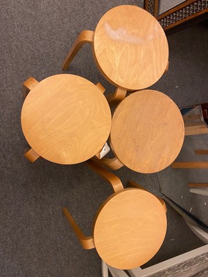 Lot 593 - Four 'Model 60' stacking stools