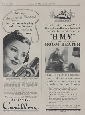 Lot 296 - A chrome-plated 'HMV Room Heater'