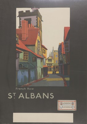 Lot 290 - A London Underground poster: 'French Row St Albans'