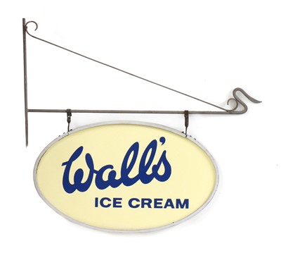 Lot 207 - A vintage retro Walls Ice Cream sign