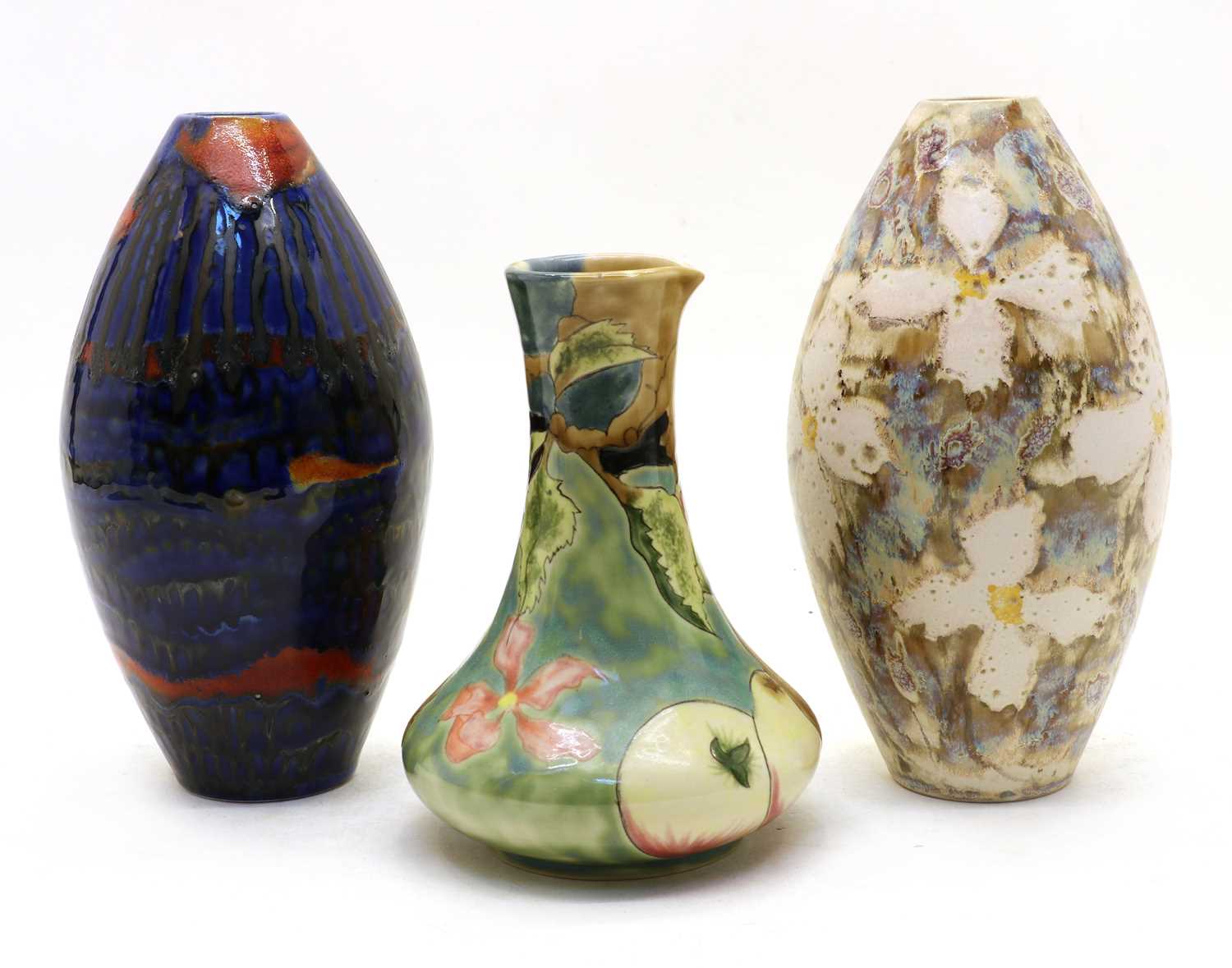 Lot 89 - Three Cobridge vases