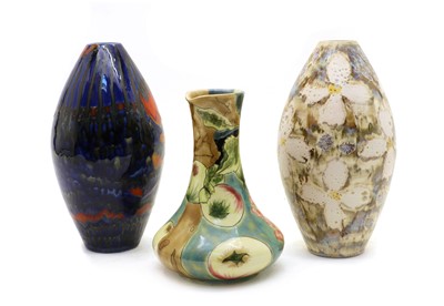 Lot 89 - Three Cobridge vases