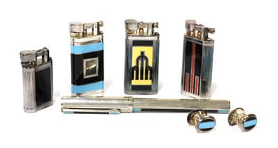 Lot 209 - A collection of gentlemen's Dunhill lighters
