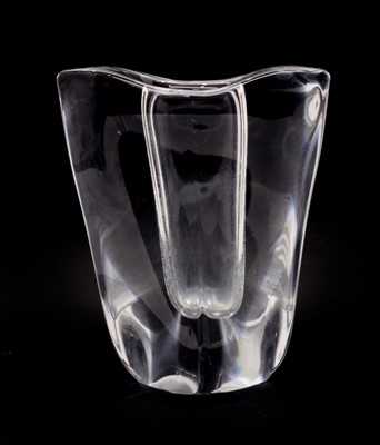 Lot 90 - A Daum clear glass vase
