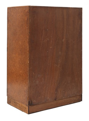 Lot 314 - An Art Deco burr walnut bachelor's cabinet