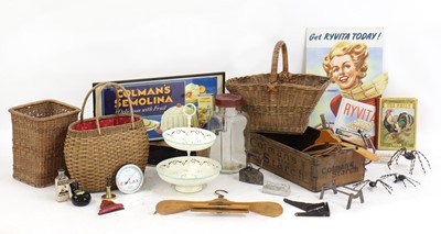 Lot 167A - Kitchenalia and advertising items