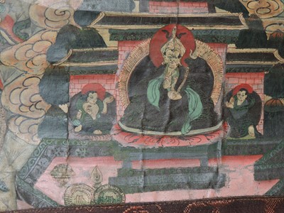 Lot 101 - A Tibetan thangka