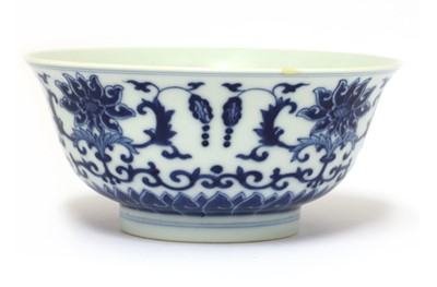 Lot 34 - A Chinese blue and white bowl