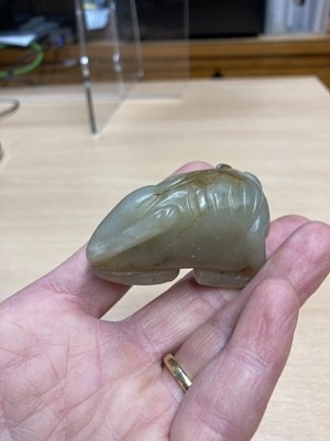 Lot 135 - A Chinese jade carving
