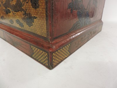 Lot 161 - A Chinese lacquered cabinet