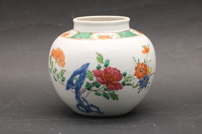 Lot 119 - A Chinese famille rose jar