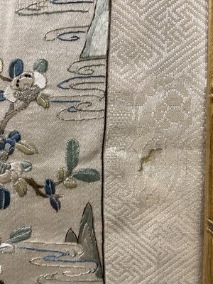 Lot 136 - A collection of Chinese embroideries