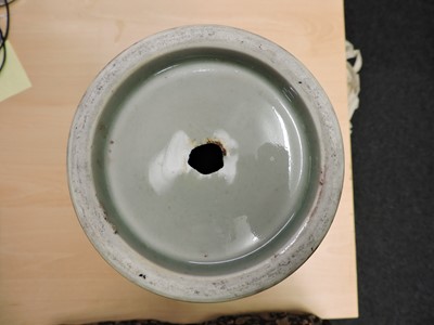 Lot 72 - A Chinese celadon vase