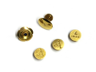 Lot 449 - A quantity of dress studs and cufflinks