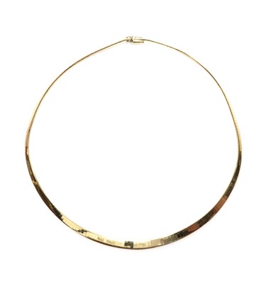 Lot 249 - An Italian graduated gold necklace