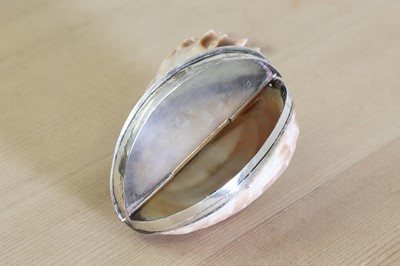 Lot 655 - An imperial harp shell box