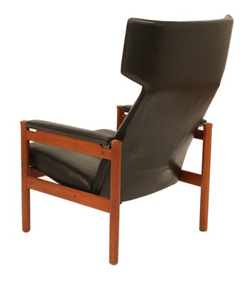 Lot 612 - A Fritz Hansen 'Model 4365' teak armchair