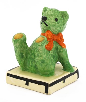 Lot 343 - A Clarice Cliff teddy bear bookend