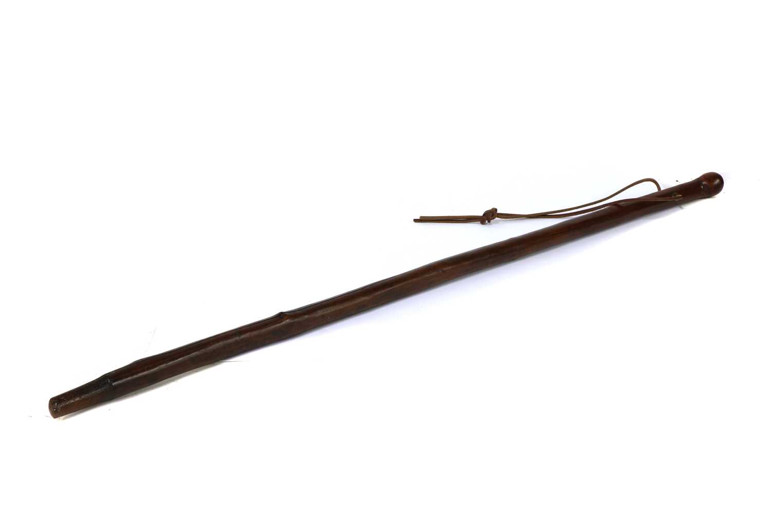 Lot 126 - A yew wood walking stick