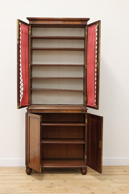 Lot 348 - A George III mahogany bookcase