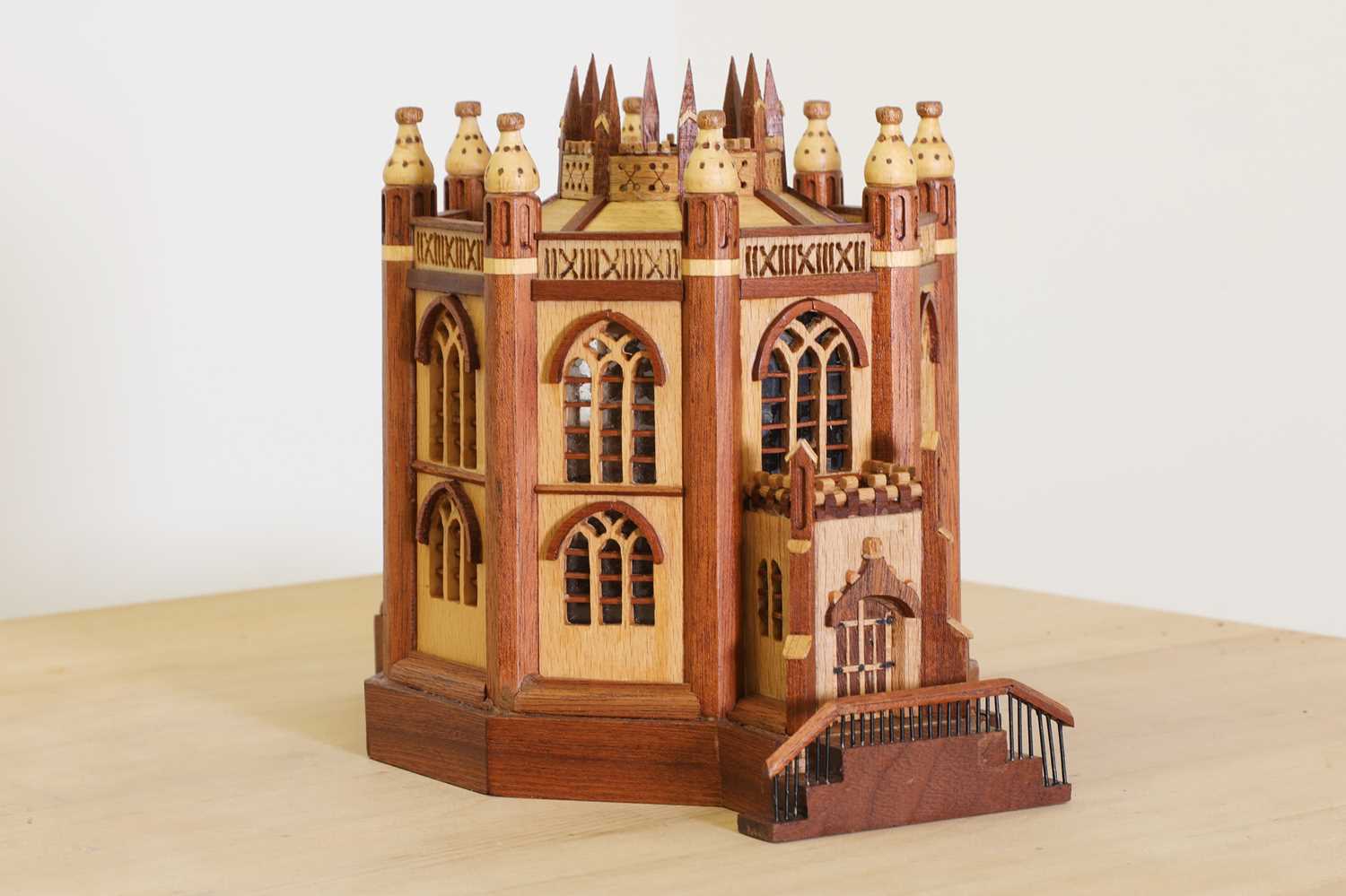 Lot 289 - A wooden model of the Octagon Church,