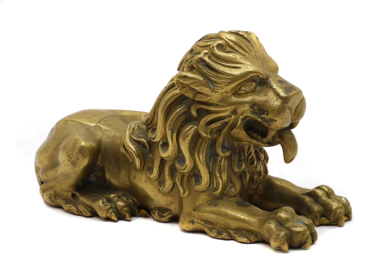 Lot 88 - A bronze of a lion