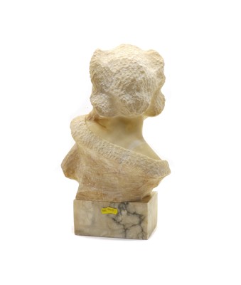Lot 114 - An Italian carved alabaster bust