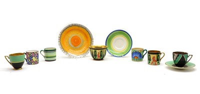 Lot 198 - A collection of mixed Art Deco ceramics