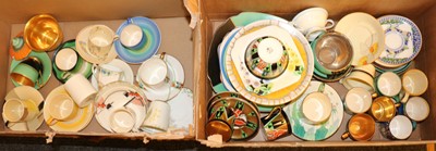 Lot 198 - A collection of mixed Art Deco ceramics
