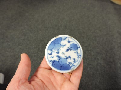 Lot 267 - Two Chinese blue and white plates