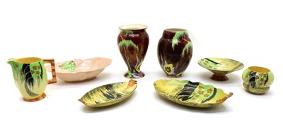 Lot 195 - Two Carltonware lustre vases