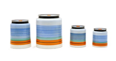 Lot 124 - A set of four graduated Gray's pottery storage jars