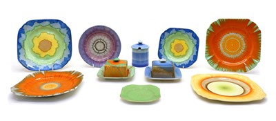 Lot 117 - A collection of Art Deco Shelley wares