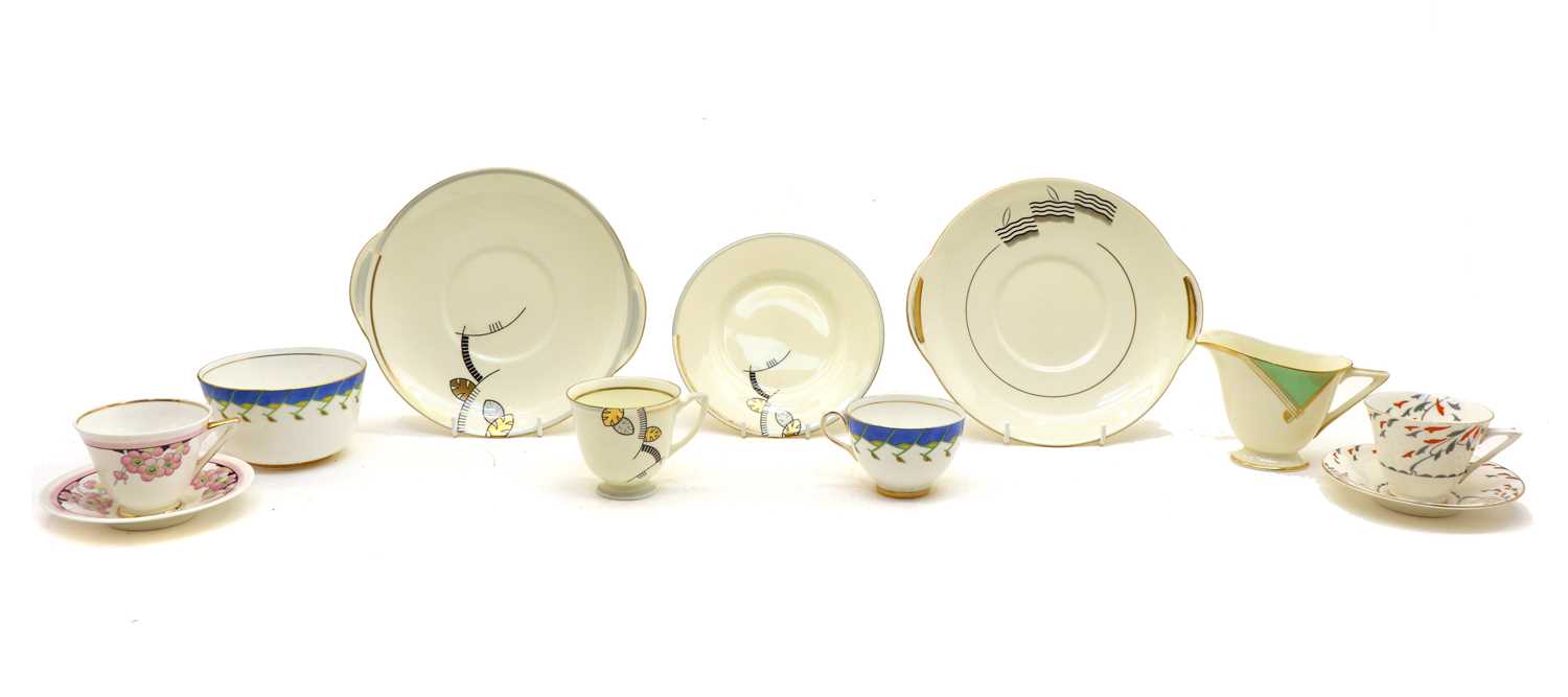 Lot 158 - A collection of various Royal Doulton trios and tea wares