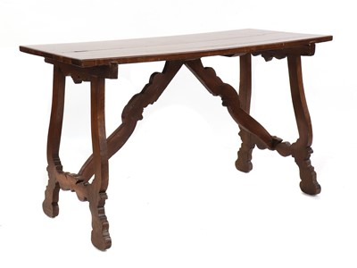 Lot 228 - A 19th century Spanish mahogany console table