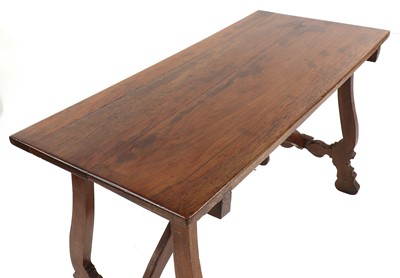 Lot 228 - A 19th century Spanish mahogany console table