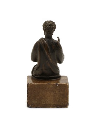 Lot 137 - A bronze study of St Peter