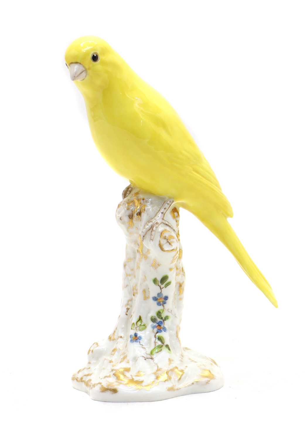 Lot 74 - A Royal Worcester porcelain figure of a canary