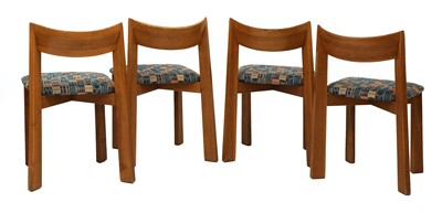 Lot 731 - A set of four 'Maria' oak dining chairs