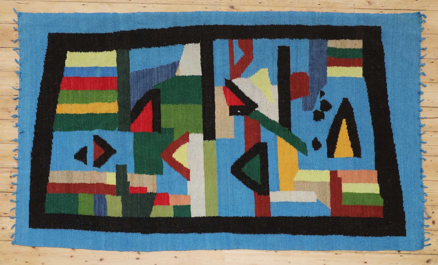 Lot 483 - A modernist carpet or wall hanging