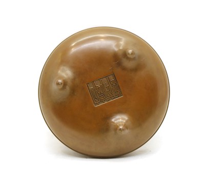Lot 148 - A Chinese bronze censer