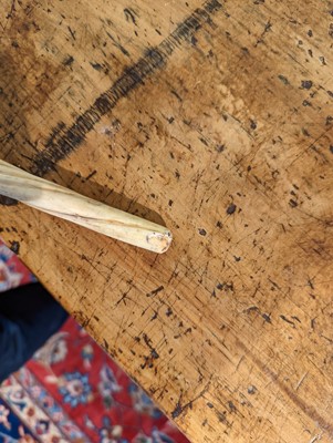 Lot 133 - A narwhal tusk walking stick