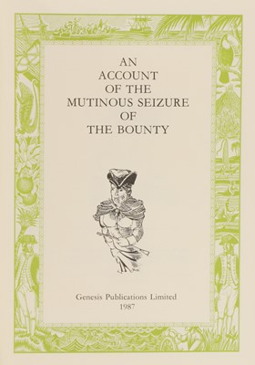 Lot 106 - GENESIS PRESS: 1- An Account of the Mutinous Seizure of the Bounty