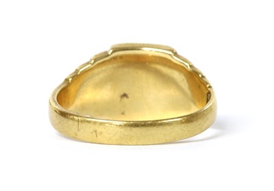 Lot 1281 - An Art Deco 18ct gold signet ring, by Cropp & Farr
