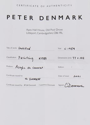 Lot 290 - Peter Denmark (1950-2014)