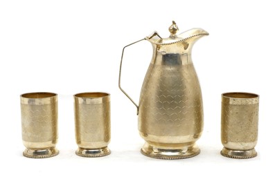 Lot 54 - A silver jug