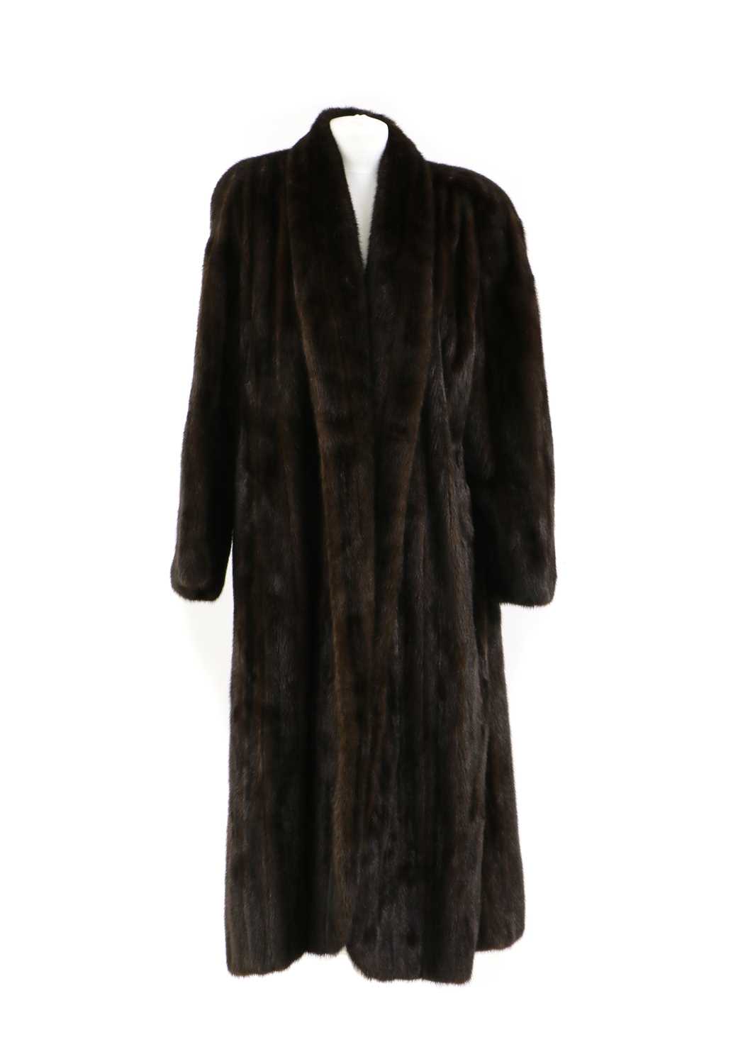 Lot 104 - A full length mink fur coat