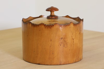 Lot 788 - A treen spice box and cover