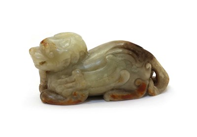 Lot 261 - A Chinese jade carving