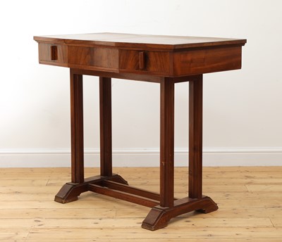 Lot 336 - An Art Deco mahogany console table